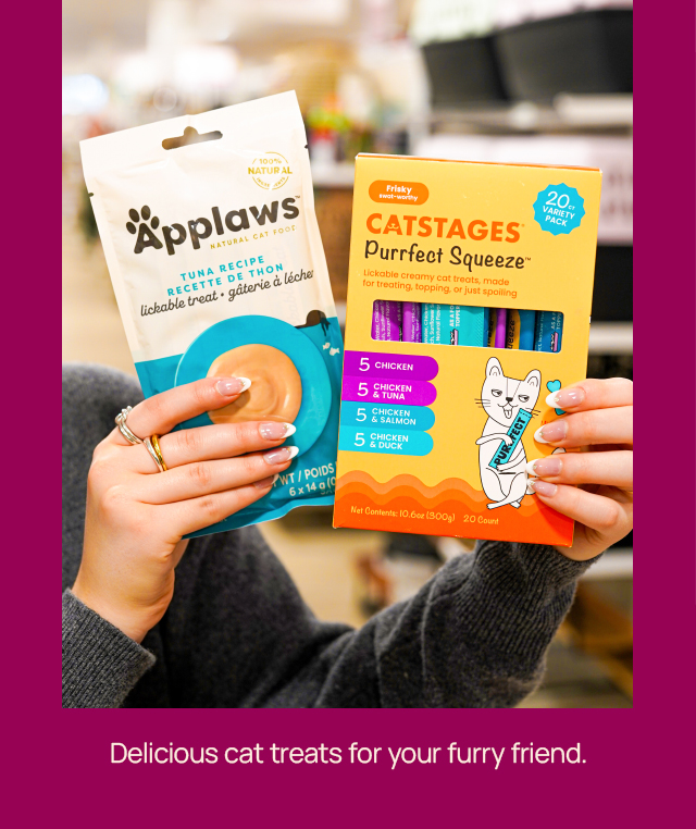 Delicious cat treats for your furry friend.