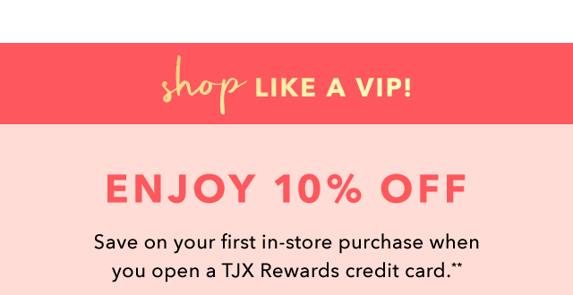 Shop like a VIP!